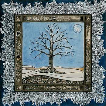 Blue Winter Tree