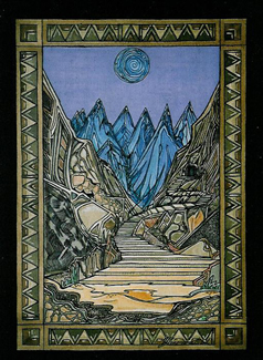 Stairs and Moon II